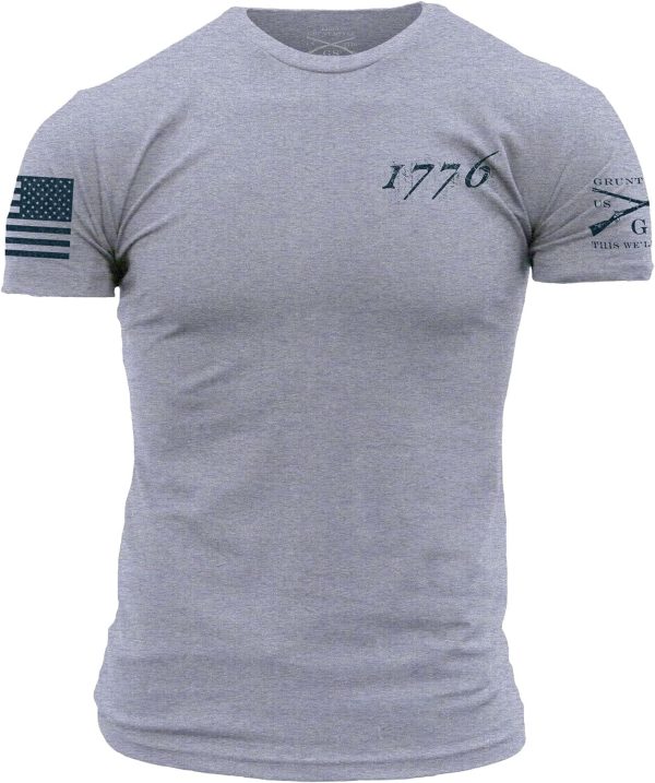 1776 Flag(Heather Grey) - Grunt Style